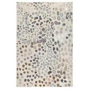 IKEA DUBBELFIL rug, low pile, 5'3 inx7'7 in Dot Pattern / Beige, Ikea Ireland | 9143CDQSJ