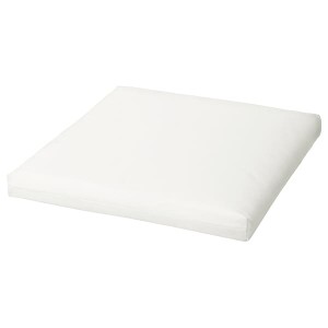 IKEA DUVHOLMEN inner chair pad, outdoor white, 19 5/8x19 5/8 in, Ikea Ireland | 4718LJTNZ