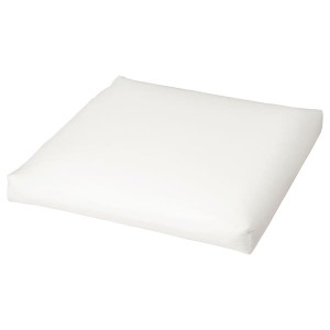IKEA DUVHOLMEN inner chair pad, outdoor white, 17 3/8x17 3/8 in, Ikea Ireland | 2841WJSXG