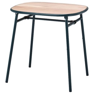 IKEA DUVSKÄR table, outdoor, black-blue/eucalyptus, 29 7/8x24 3/4 in, Ikea Ireland | 4276EJCAR