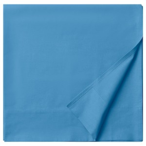 IKEA DVALA flat sheet, King Blue, Ikea Ireland | 3657IHJKR