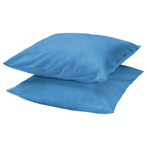 IKEA DVALA pillowcase, 26x26 in, 2 pack Blue, Ikea Ireland | 8904RYWBV