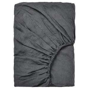 IKEA DYTÅG fitted sheet, Queen Dark Gray, Ikea Ireland | 8570JZTFM