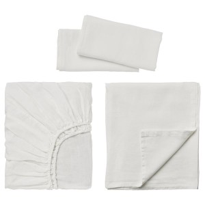 IKEA DYTÅG sheet set, Full/Double White, Ikea Ireland | 1529BZDTN