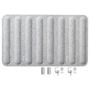 IKEA EILIF screen for desk, gray, 31x18 7/8 in, Ikea Ireland | 4723QFDXM