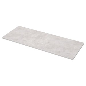 IKEA EKBACKEN Countertop, laminate, 98x1 1/8 in Light Gray Concrete Effect / Laminate, Ikea Ireland | 0497QONJC
