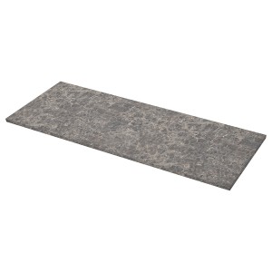 IKEA EKBACKEN countertop, 74x1 1/8 in Dark Gray Marble Effect / Laminate, Ikea Ireland | 3172BLEQH