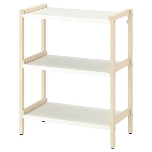 IKEA EKENABBEN open shelf unit, aspen/white, 27 1/2x13 3/8x33 7/8 in, Ikea Ireland | 1753CJMNF