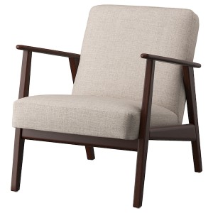 IKEA EKENÄSET armchair Kilanda Light Beige, Ikea Ireland | 4183RWGJS