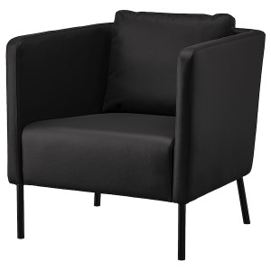 IKEA EKERÖ Armchair Bomstad Black, Ikea Ireland | 5864DCMZP