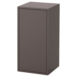 IKEA EKET Cabinet with door and shelf, dark gray, Ikea Ireland | 7468PMNTU