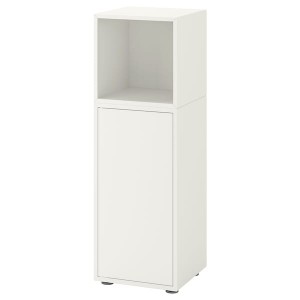 IKEA EKET storage combination with feet, 13 3/4x13 3/4x42 1/8 in White, Ikea Ireland | 0931GJVHP