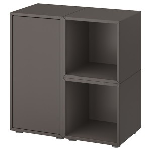IKEA EKET storage combination with feet, 27 1/2x13 3/4x28 3/8 in Dark Gray, Ikea Ireland | 4589UMKQV