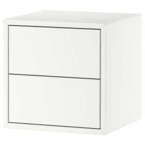 IKEA EKET wall cabinet with 2 drawers, 13 3/4x13 3/4x13 3/4 in White, Ikea Ireland | 1803UNXOC