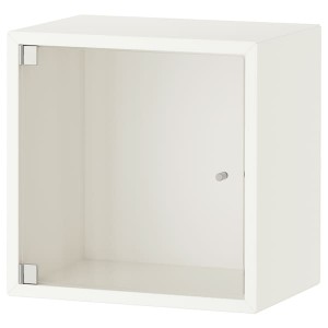 IKEA EKET wall cabinet with glass door, 13 3/4x9 7/8x13 3/4 in White, Ikea Ireland | 7852IJLVG