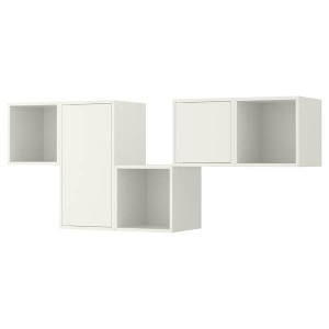IKEA EKET wall-mounted cabinet combination, 68 7/8x13 3/4x27 1/2 in White, Ikea Ireland | 4261XIJFS