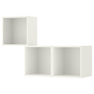 IKEA EKET wall-mounted cabinet combination, 41 3/8x13 3/4x27 1/2 in White, Ikea Ireland | 5364QRGDT