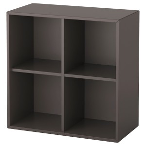IKEA EKET wall-mounted shelf unit, 27 1/2x13 3/4x27 1/2 in Dark Gray, Ikea Ireland | 2098VFBTM