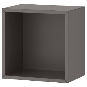 IKEA EKET wall-mounted shelving unit, 13 3/4x9 7/8x13 3/4 in Dark Gray, Ikea Ireland | 0512NPGJB
