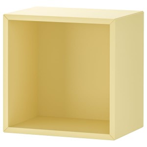 IKEA EKET wall-mounted shelving unit, 13 3/4x9 7/8x13 3/4 in Pale Yellow, Ikea Ireland | 4059VLWTN