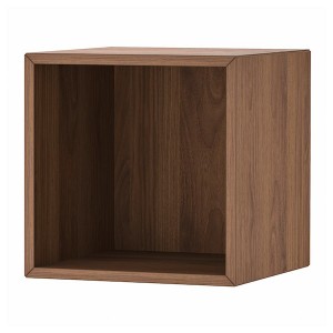 IKEA EKET wall-mounted shelving unit, 13 3/4x13 3/4x13 3/4 in Walnut Effect, Ikea Ireland | 0718ESGXZ