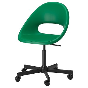 IKEA ELDBERGET / MALSKÄR swivel chair Green / Black, Ikea Ireland | 7539OQHVB