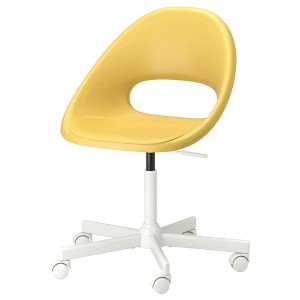 IKEA ELDBERGET / MALSKÄR swivel chair Yellow / White, Ikea Ireland | 1260PYIBT