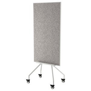 IKEA ELLOVEN whiteboard/noticeboard with casters, white, 27 1/2x70 7/8 in, Ikea Ireland | 7582LGCTX