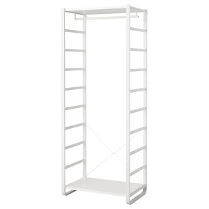 IKEA ELVARLI wardrobe combination, white, 33 1/4x21 5/8x85 in, Ikea Ireland | 8154JBHWG