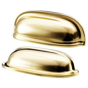 IKEA ENERYDA cup cabinet pull, 3 1/2 in, 2 pack Brass Color, Ikea Ireland | 2847HGOLY