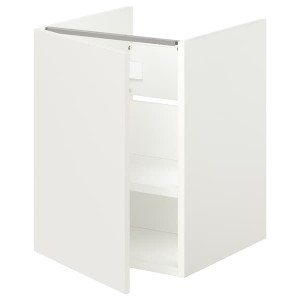 IKEA ENHET Bathroom vanity with 1 door, 18x18 3/4x24 in White, Ikea Ireland | 4582GEIFY