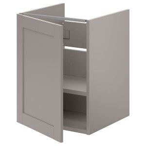 IKEA ENHET Bathroom vanity with 1 door, 18x18 3/4x24 in Gray / Gray Frame, Ikea Ireland | 4285OWXJS