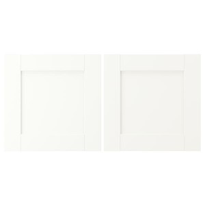 IKEA ENHET door, 15x15 in, 2 pack White Frame, Ikea Ireland | 5410KTAOE