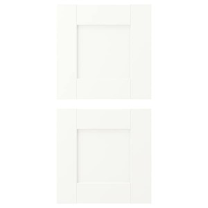 IKEA ENHET drawer front, 12x12 in, 2 pack White Frame, Ikea Ireland | 3412SGKRP
