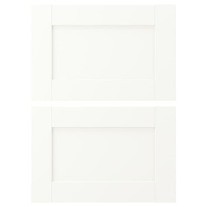 IKEA ENHET drawer front, 18x12 in, 2 pack White Frame, Ikea Ireland | 6598MPIVD