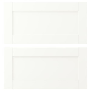 IKEA ENHET drawer front, 24x12 in, 2 pack White Frame, Ikea Ireland | 8953CYPBH