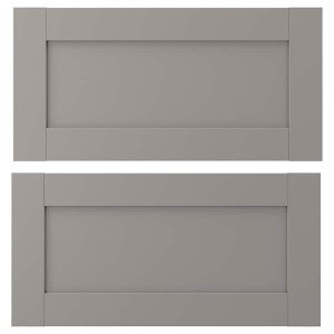 IKEA ENHET drawer front, 24x12 in, 2 pack Gray Frame, Ikea Ireland | 8790UOJRH