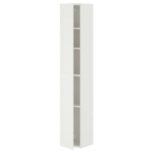 IKEA ENHET high cabinet/1 door, 12x12 3/4x72 in White / White Frame, Ikea Ireland | 4108KCASZ