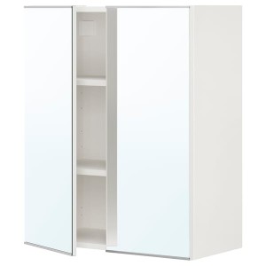 IKEA ENHET mirror cab/2 door, 24x12 3/4x30 in White, Ikea Ireland | 5342WPLQV
