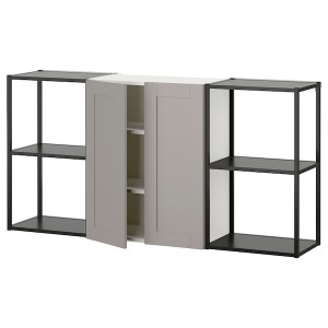 IKEA ENHET storage combination, 60x12 3/4x30 in Anthracite / Gray Frame, Ikea Ireland | 4178XUHJG