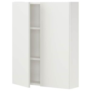 IKEA ENHET wall cabinet/2 door, 24x6 3/4x30 in White, Ikea Ireland | 9830JEOVM