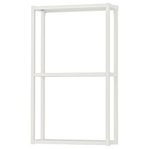 IKEA ENHET wall fr w shelves, 18x6x30 in White, Ikea Ireland | 7198BSOEI