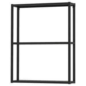 IKEA ENHET wall fr w shelves, 24x6x30 in Anthracite, Ikea Ireland | 7321DAWPO