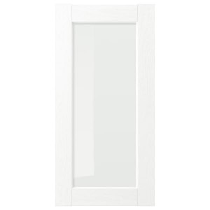 IKEA ENKÖPING glass door, 15x30 in White Wood Effect, Ikea Ireland | 2374SHAXL