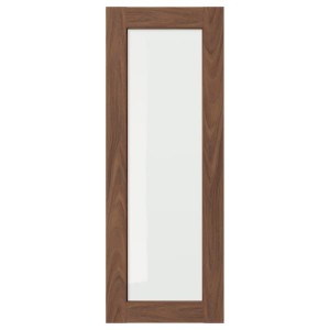 IKEA ENKÖPING glass door, 15x40 in Brown Walnut Effect, Ikea Ireland | 6487ZCWYV