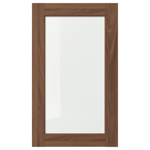 IKEA ENKÖPING glass door, 18x30 in Brown Walnut Effect, Ikea Ireland | 8249CYIXL