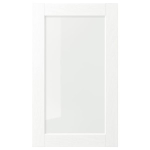 IKEA ENKÖPING glass door, 18x30 in White Wood Effect, Ikea Ireland | 6194NMHWE