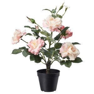 IKEA FEJKA artificial potted plant, indoor/outdoor, 4 ¾ in Rose Pink, Ikea Ireland | 1982ILAMG