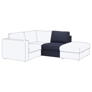 IKEA FINNALA 1-seat section Orrsta Black / Blue, Ikea Ireland | 0385ZCXHK