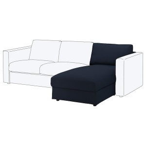 IKEA FINNALA Cover for chaise section Orrsta Black / Blue, Ikea Ireland | 3418VTOFJ